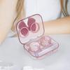 LOGOFUN 4 Sets of Contact-lens Case Cute Contacts Lens Case Contacts Organizer Cosmetic Lens Container for Storage Contacts Lens - Colorful view 4
