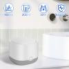 HUQKIYA Ultrasonic Retainer Cleaner, Retainer Cleaner Machine for Dentures, Denture Cleaner for All Dental Appliances 45kHz Professional Ultrasonic Jewelry Cleaner with Cleaning Basket 200ml (White) view 2