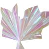 GSHLLO 100 Pcs Iridescent Wrapping Paper Cellophane Gift Wrap Sheets Rainbow Wrap Film Candy Wrap Paper Sheets Holographic Box Wraps for Party Red view 1