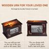 ZISAMURE Cremation Memorial Urns for Human Ashes Adult Male Female, Custom Personalized Wooden Urns Box and Casket for Ashes Men Women, Large Burial Funeral Urns with Photo Frame (Lighthouse) view 3