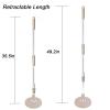 Midremer Spin Mop Pole Handle Replacement, Home Floor 360 Degrees Rotating Telescopic Replacement Handle Cleaning Tool Accessories Enhanced Thickened Version for Cleaning Home Bedroom Office (Khaki) view 3