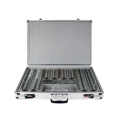 Yancheng Loudly Trial Lens Set Optical Trial Lens Set Kit with Metal Rim Aluminum Case 232 pieces Grade A