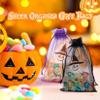 FUNFERY 100 Pcs Purple Organza Bags 5x7 in, Small Mesh Drawstring Gift Bags for Sachet, Jewelry, Candy, Wedding Favor, Easter Day view 3
