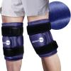 AiricePac XXL Ice Pack Wrap Around Entire Knee After Surgery, Reusable Gel Large Ice Pack for Knee Injuries, Pain Relief, Swelling, Knee Surgery, Sports Injuries, 2 Pack Blue view 1