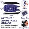 AiricePac XXL Ice Pack Wrap Around Entire Knee After Surgery, Reusable Gel Large Ice Pack for Knee Injuries, Pain Relief, Swelling, Knee Surgery, Sports Injuries, 2 Pack Blue view 2