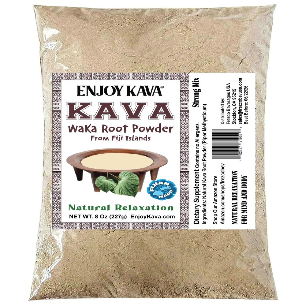 100% Noble Kava Root Powder 1/2 Pound (8 Oz) Helps Body Relax to Improve Sleep