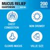 Puregen Labs Mucus Relief 12 Hour Extended Release Guaifenesin 600mg High Potency | Value Size 200 Count | Chest Congestion Expectorant 600 mg Tablets view 3