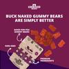 Buck Naked Bears - Grape Elderberry Gummy Bears - Soft, Smooth, and Sweeter Like a Fruit Snack - Plant-Based Gummies Good Snack Choice - Non-GMO - Clean Label Gummy Candy, Vegan - 3.5oz 3-Pack view 4