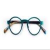 eyebobs - Hard Wear | Premium Reading Glasses for Men and Women | Round Frame for Narrow Faces, Satin Pine Green Metal, 1.75 view 2