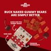 Buck Naked Bears - Cherry Kombucha Gummy Bears - Soft, Smooth, and Sweeter Like a Fruit Snack - Plant-Based Gummies Good Snack Choice - Non-GMO - Clean Label Gummy Candy, Vegan - 3.5oz 3-Pack view 4