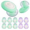 5 Pairs Ear Plugs for Sleeping Noise Cancelling,Soft Silicone Hearing Protection Earplugs for Sleep Snoring,Noise Sensitivity,Study,Snoring,Work,Concert,Motorcycle,Airplanes,24dB-33dBPurple&Green view 1