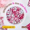M&M'S World It's A Girl Milk Chocolate Candy 2lb Bag with Pink and White M&M'S for Baby Girl Showers Gender Reveal Parties and Baby Celebration Favors view 3