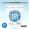 M&M'S World It's A Boy Milk Chocolate Candy 5lb Bag with White and Blue M&M'S for Baby Boy Showers Gender Reveal Parties and Baby Celebration Favors view 4