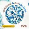 M&M'S World It's A Boy Milk Chocolate Candy 2lb Bag with White and Blue M&M'S for Baby Boy Showers Gender Reveal Parties and Baby Celebration Favors view 3