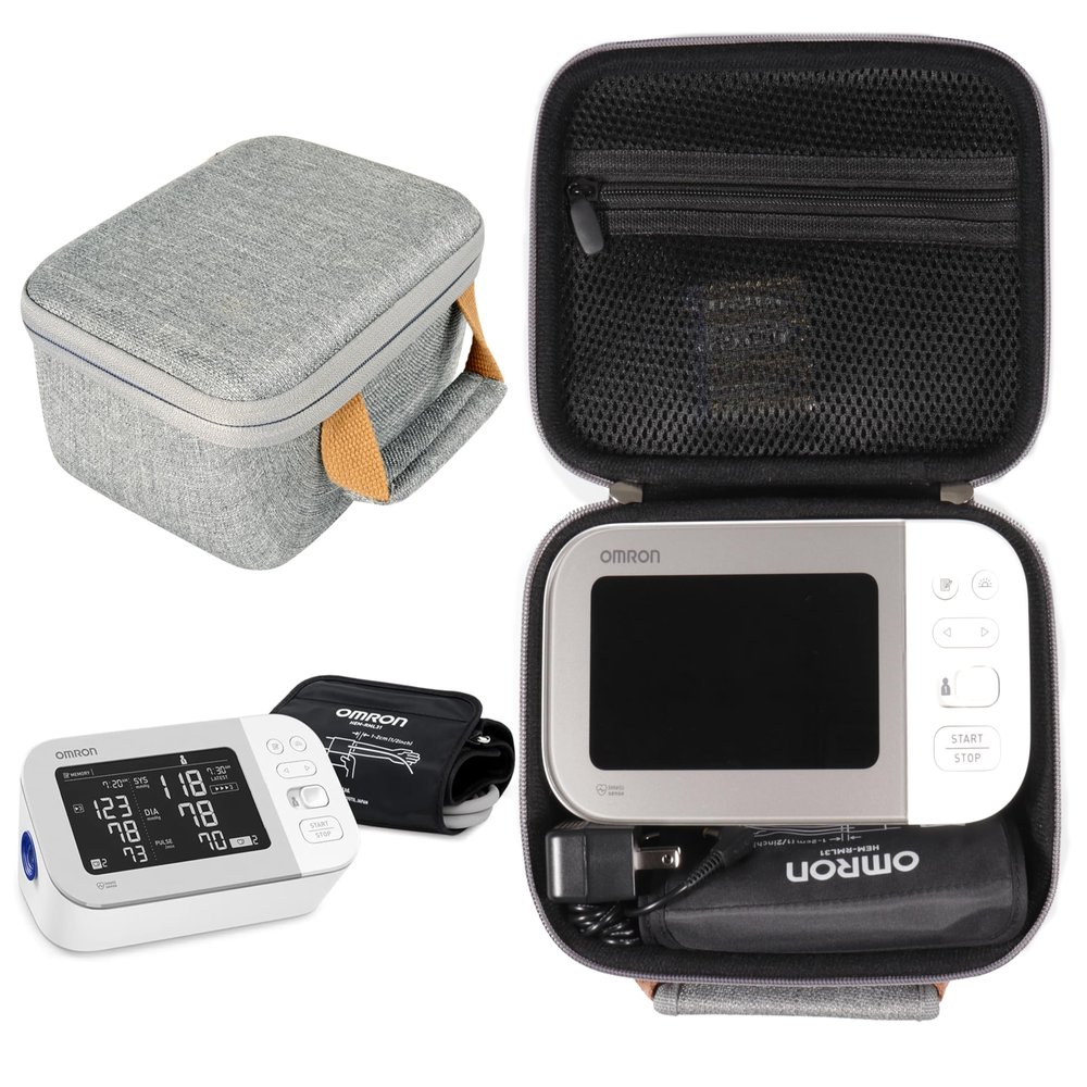 Alltravel Case for OMRON Platinum Blood Pressure Monitor, Upper Arm Cuff, Digital Bluetooth Blood Pressure Machine, Strong Compact Replacement case