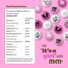 M&M'S World It's A Girl Milk Chocolate Candy 5lb Bag with Pink and White M&M'S for Baby Girl Showers Gender Reveal Parties and Baby Celebration Favors view 2