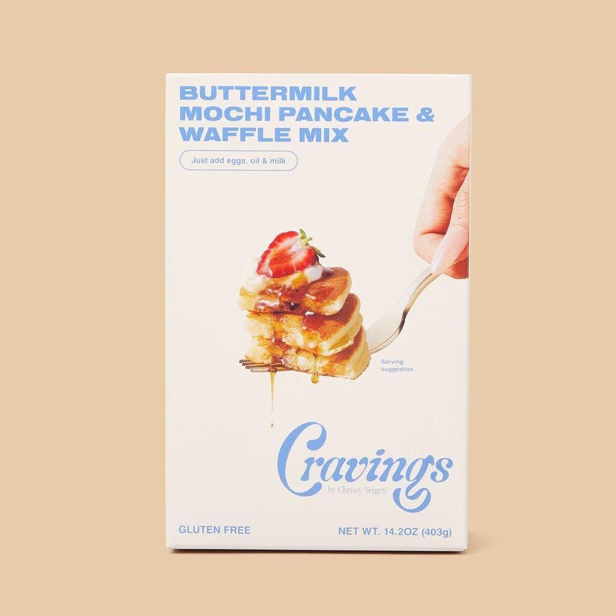 Generic Cravings By Chrissy Teige! Mix Pancake Waffle Mochi Buttermilk 14.2 Oz Pack Of 6