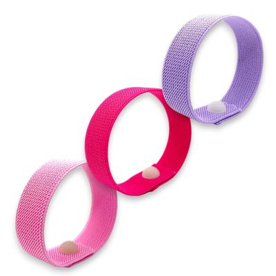 AcuBracelet Stress Relief Healing Acupressure Bracelet with a Snap- Refocus Your Mind - Create Healthy Habits - Discreet Natural Wellness Tool - Stretch Comfort Fit (medium)