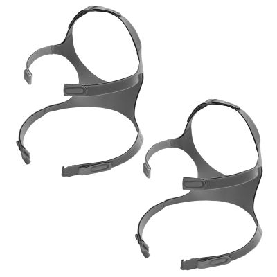 2 Pack Replacement Headgear Compatible with Fisher & Paykel Simplus Nasal Mask, Comfortable Head Strap for Full Face Mask Strap with Clips - M/L