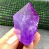 AtkitS Meditation Natural Amethyst Quartz Obelisk Crystal Wand Point Specimen (Size : 1pcs) view 3