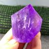 AtkitS Meditation Natural Amethyst Quartz Obelisk Crystal Wand Point Specimen (Size : 1pcs) view 4