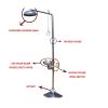 304 Stainless Steel Composite Emerncy Shower Eyewash,Vertical Double Eye Washing Set,Practicality(8) view 4
