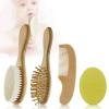 FGDTREE Cap Brush Silicone Hair Brush Comb Set Hair Comb for Baby Scalp Massage Bath Brushes Toddlers Travel Gear Infant Hair Brush Soft Infant Cap Infant Hair Brush for Bath view 2