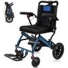 20LBS Wheelchairs for Adults, Lightweight Foldable Transport Wheelchair with 10 Honeycomb Tires & Thickened Comfort Seat Cushion, Aviation Aluminum Frame Holds 220LBS for Seniors Travel & Daily Use view 1