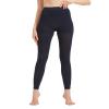 AMZAM Medical Compression Pantyhose for Women & Men, 15-20 mmHg Graduated Compression Leggings, Opaque Footless Waist High Compression Stockings for Edema, Varicose Veins, Post Surgery,Navy Blue L view 4