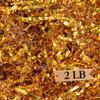 Art Secret Crinkle Cut Paper Shred Filler for Packing and Filling Gift Baskets - 2 LB (Gold) view 1
