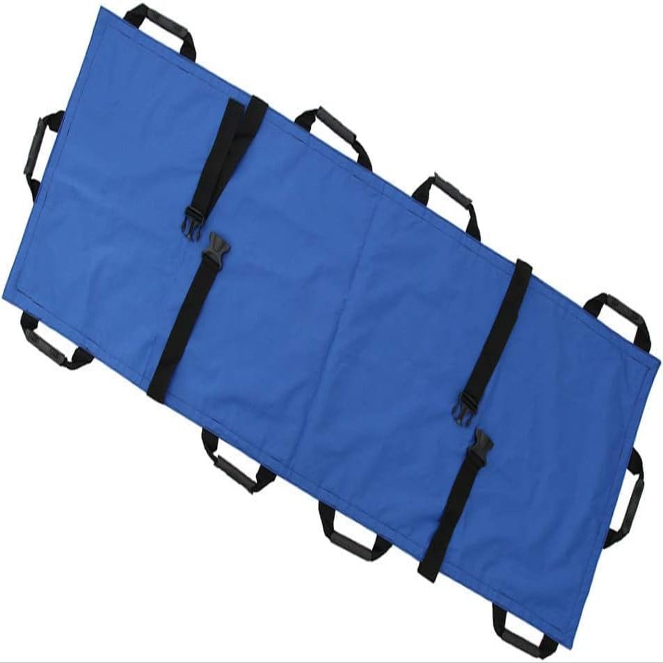 YUSIWOAL Oxford Soft Emergency Rescue Stretcher Waterproof Foldable,Patient Transfer System Lift Assist for Home Hospital School Sports Outdoor Activities