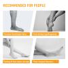 2 Pairs Sheer Compression Socks for Women - 15-20 mmHg Knee High Sheer Compression Stockings for Support Circulation Swelling Edema Work Office Travel, Beige, Medium view 2