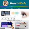 MARE AZZURO Fashion Reading Glasses 1.0 Women Men with Magnetic Clip on Sunglasses, Big Readers 1.00, Brown XL Reading Glasses 100 125 150 175 200 225 250 275 300 350 view 3