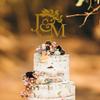 LullabyMall Luxury Personalized Wedding Cake Topper, Custom Cake Toppers for Wedding, Bride and Groom Cake Topper for Wedding, Monogram Wedding Cake Topper,Initials Wedding Cake Topper 5 view 4