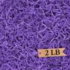 2LB Crinkle Cut Paper Shred Filler - Biodegradable Packing for Gift Baskets, Boxes, and Crafts - Eco-Friendly Cushion for Christmas, Weddings, Birthdays (Purple) view 1