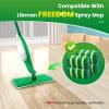 4 Pack Spray Mop Pads Refills Compatible with Libman Freedom Spray Mop, Reusable Microfiber Spray Mop Head Replacement, 16 in Spray Mops for Floor Cleaning (ONLY Pads) view 2