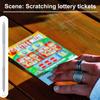 2pcs Metal Lottery Ticket Scratcher with 2 PVC Pipes, Multi-Used Lotto Scratcher Label Scraper Scratchmaster Lottery Scratch Off Tool for Flawless Reveals Lucky Gift view 4