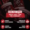 5% Nutrition Code Red Series Pre Workout Powder for Men & Women | Energy, Pump, Power, Protein Synthesis & Focus | 300mg Caffeine, L-Citrulline, Glycerol, Taurine, Alpha GPC, Huperzine (Fruit Punch) view 2