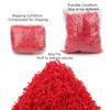 Art Secret Crinkle Cut Paper Shred Filler for Packing and Filling Gift Baskets - 2 LB (Red) view 4