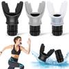 3 PCS Portable Breathing Trainer with Adjustable Resistance Settings (Black/Grey/White) view 1