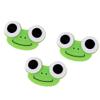 Hperu Contact Lens Case Cartoon Frog Shape Contact Lens Holder Cartoon Animal Lens Box 3PCS Cartoon Contact Lens Case111, Green view 1