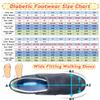Mge Extra Extra Wide Shoes for Men Slip On Trainers Unisex Diabetic Shoes Adjustable Sneakers Plantar Fasciitis/Edema/Swollen Feet/Bunions Wide Women Breathable Sneaker(Blue,10) view 2