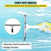 Outdoor Window Cleaning Poles,Water Fed Pole Kit, Water Fed Brush W/Squeegee, Water Fed Cleaning System, 3-in-1 Aluminum Outdoor Window/9 M/29.5 Ft/9 M/29.5 Ft view 3