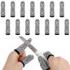 14 Pieces Finger Covers, Ymapinc Finger Sleeve Cots Protector for Finger Tips, Reusable Thumb Finger Protectors Cut Resistant Guards for Kitchen Sculpture Work view 1