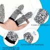 14 Pieces Finger Covers, Ymapinc Finger Sleeve Cots Protector for Finger Tips, Reusable Thumb Finger Protectors Cut Resistant Guards for Kitchen Sculpture Work view 2