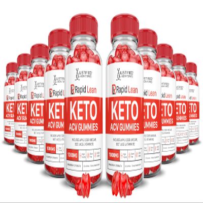(10 Pack) Rapid Lean ACV Gummies Advanced Formula 1000MG Rapid Lean Gummies Apple Cider Vinegar Formulated with Pomegranate Beet Juice Powder B12 Vegan Non GMO 600 Gummys