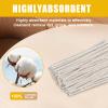 aesxniy 100 Pieces of 6-Inch Conical Pipe Cleaner, Made of Pure Cotton Without Falling Debris, Used for Removing Tar, Resin, and Dust view 3