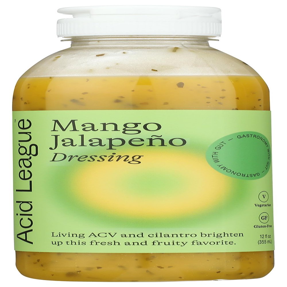 Acid League, Dressing Jalapeno Mango, 12 Fl Oz