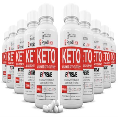 (10 Pack) Rapid Lean Keto ACV Extreme Pills 1675MG Keto Support Blend Capsule Alternative to Keto ACV Gummies Formulated with Apple Cider Vinegar Extra Virgin Olive Oil Powder Green Tea 600 Capsules