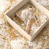 Crinkle Cut Paper Shred Filler for Gift Wrapping, Shredded Paper for Basket Filling,Mixed Colors Gift Box Filler for Easter, Birthday, Christmas, Thanksgiving, Wedding, Mother's Day( White&Gold) view 3